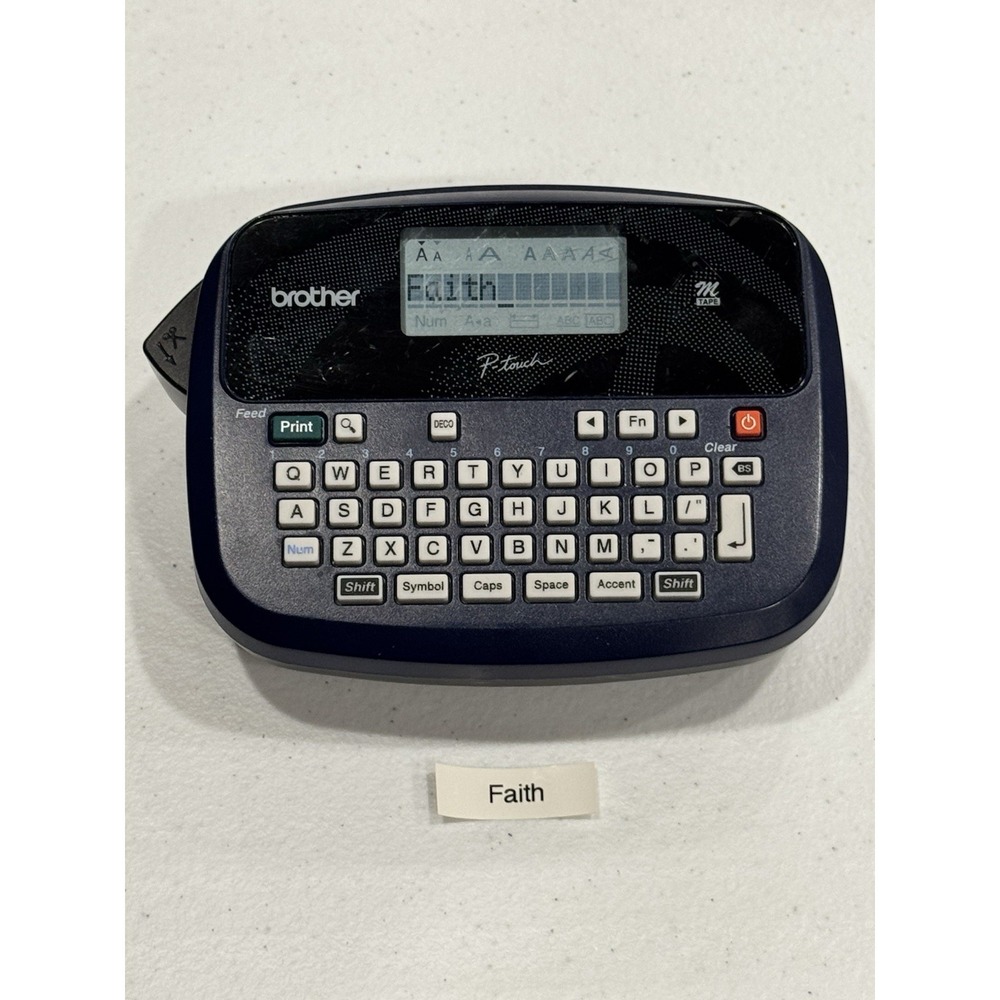 Brother P-touch Pt-45 Handheld Label Maker Very Good Working M Tape No Box